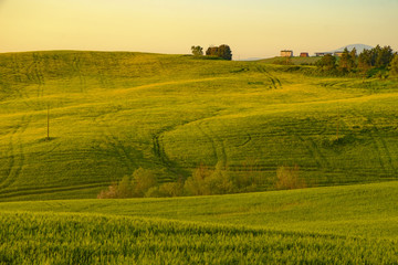 Val d'Orcia in Italy's Tuscany province
