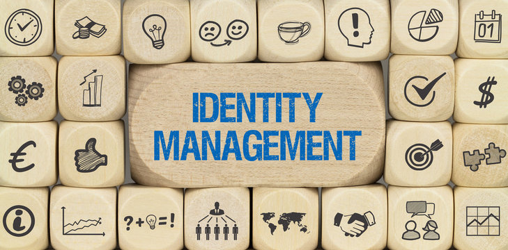 Identity Management / W&uuml;rfel mit Symbole
