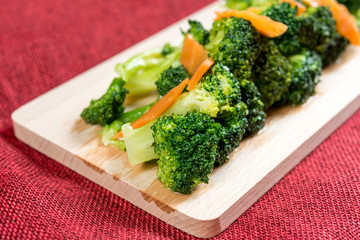 Handmade cauliflower vegetables on table