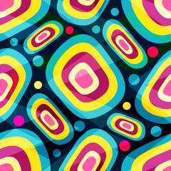 bright graffiti geometric seamless pattern grunge effect