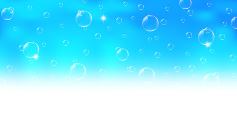 空　シャボン玉　風景　背景