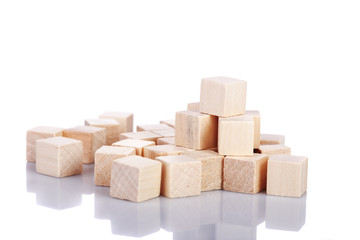 Wooden cubes