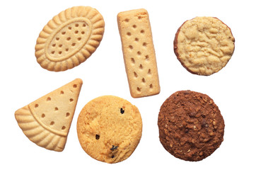 Different shortbread cookies