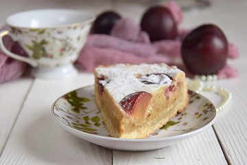 Plum tart
