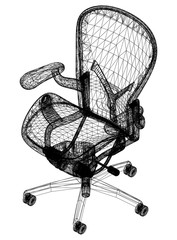 Chair drawing – 3D perspective