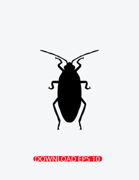 Roach icon, Vector