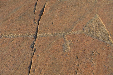 petroglyphs on lake Onega Karelia Russia