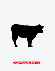 Cow icon, Vector