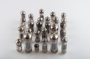 old electronic radio tube