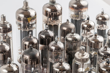 old electronic radio tube