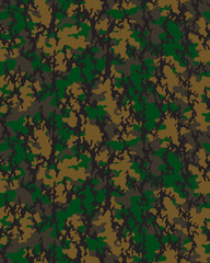 Fashionable camouflage pattern, fashion design. Seamless illustration