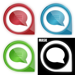 ikona w okręgu ze strzałką i blaskiem zestaw © vempireart