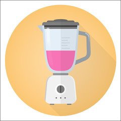 Mixer Icon Flat Design Vektor Grafik