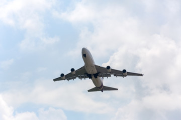 Airplane in the sky