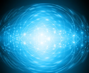 Fototapeta premium Best Internet Concept of global business.Technological background. Rays symbols Wi-Fi, of the Internet, television, mobile and satellite communications