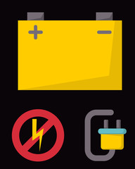 Multimeter electrical measurement technology equipment tool voltmeter electronic test vector illustration.