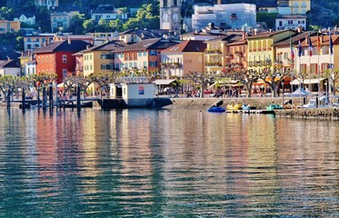 Strandpromenade in Ascona, Tessin