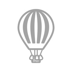 Obraz premium Hot Air Balloon outline icon. Summer. Vacation