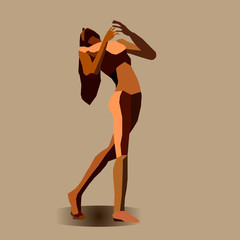 Sculpture girl.
