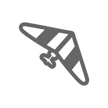 Hang Glider outline icon. Summer. Vacation
