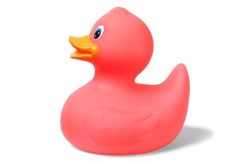 Pink rubber duck