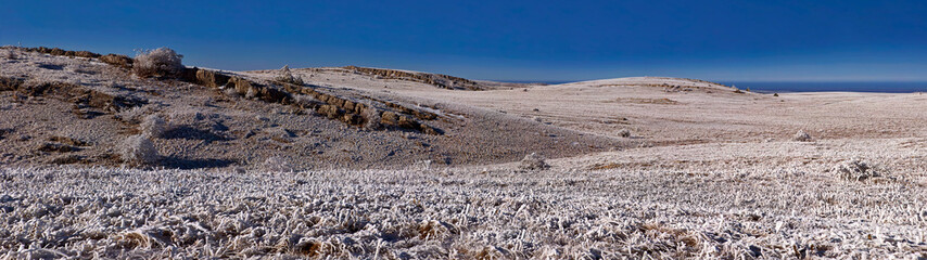 Winter on Karabi yayla, Crimea