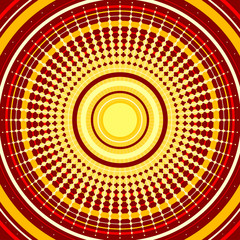 Abstract background consisting of concentric circles