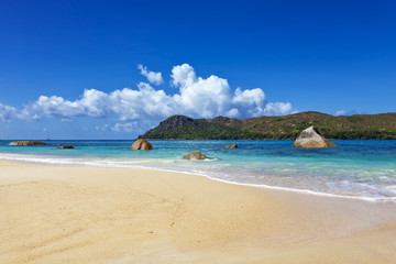 Tropical sandy ocean beach