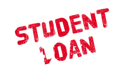 Student Loan rubber stamp. Grunge design with dust scratches. Effects can be easily removed for a clean, crisp look. Color is easily changed.