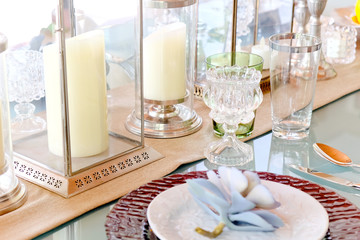 Detail  image of Elegant dining table setting