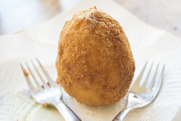 sicilian fried arancini