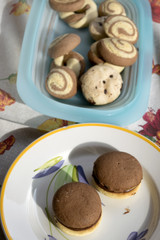homemade buttermilk biscuits with chocolate