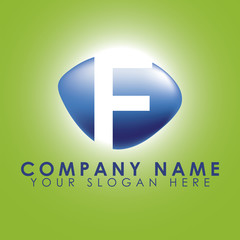 Obraz premium Letter F Logo, Creative & Stylish