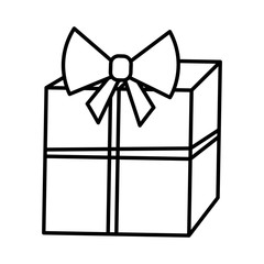 gift box present icon vector illustration design