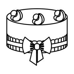 delicious and sweet cake icon vector illustration design