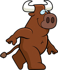Bull Walking