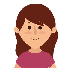 beautifull mother avatar character vector illustration design