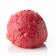 Raspberry sorbet