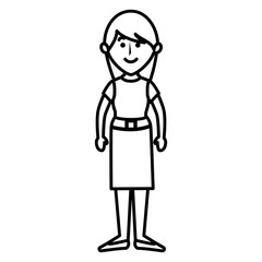 Fototapeta premium beautifull mother avatar character vector illustration design