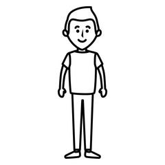 young father avatar character vector illustration design
