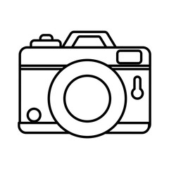 camera photographic isolated icon vector illustration design