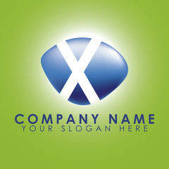 Fototapeta premium Letter X Logo, Creative & Stylish