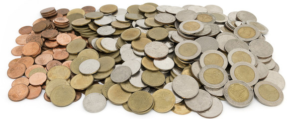 Coin thai background