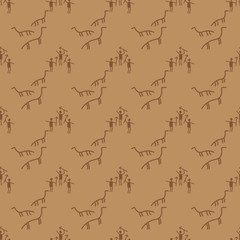 Old paper texture manuscript seamless pattern abstract beige aged vintage texture ancient blank vector.