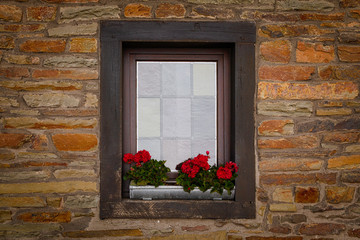 Window in a Wall made of Stone