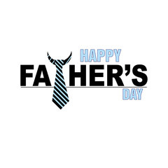 Happy Father’s Day greeting card. Vector