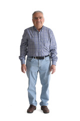 Fototapeta premium Full portrait on a white background