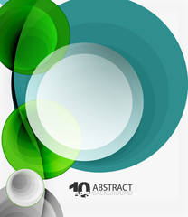 Circle vector background