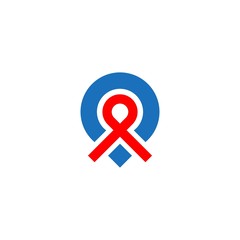 pin location vector logo