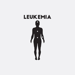 Patients point on the human body Vector